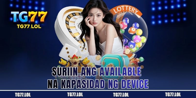 Tingnan ang Free Space ng Device